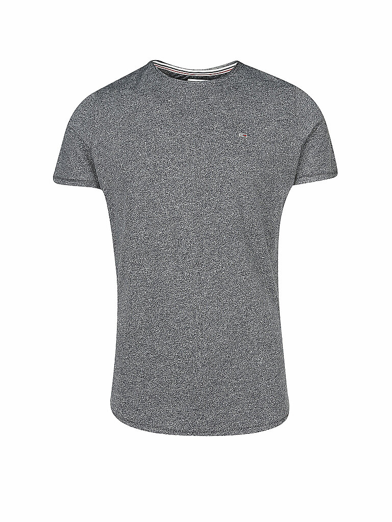 Tommy Jeans T-shirt à Manches Courtes Slim Jaspe Twilight Navy L Homme 2